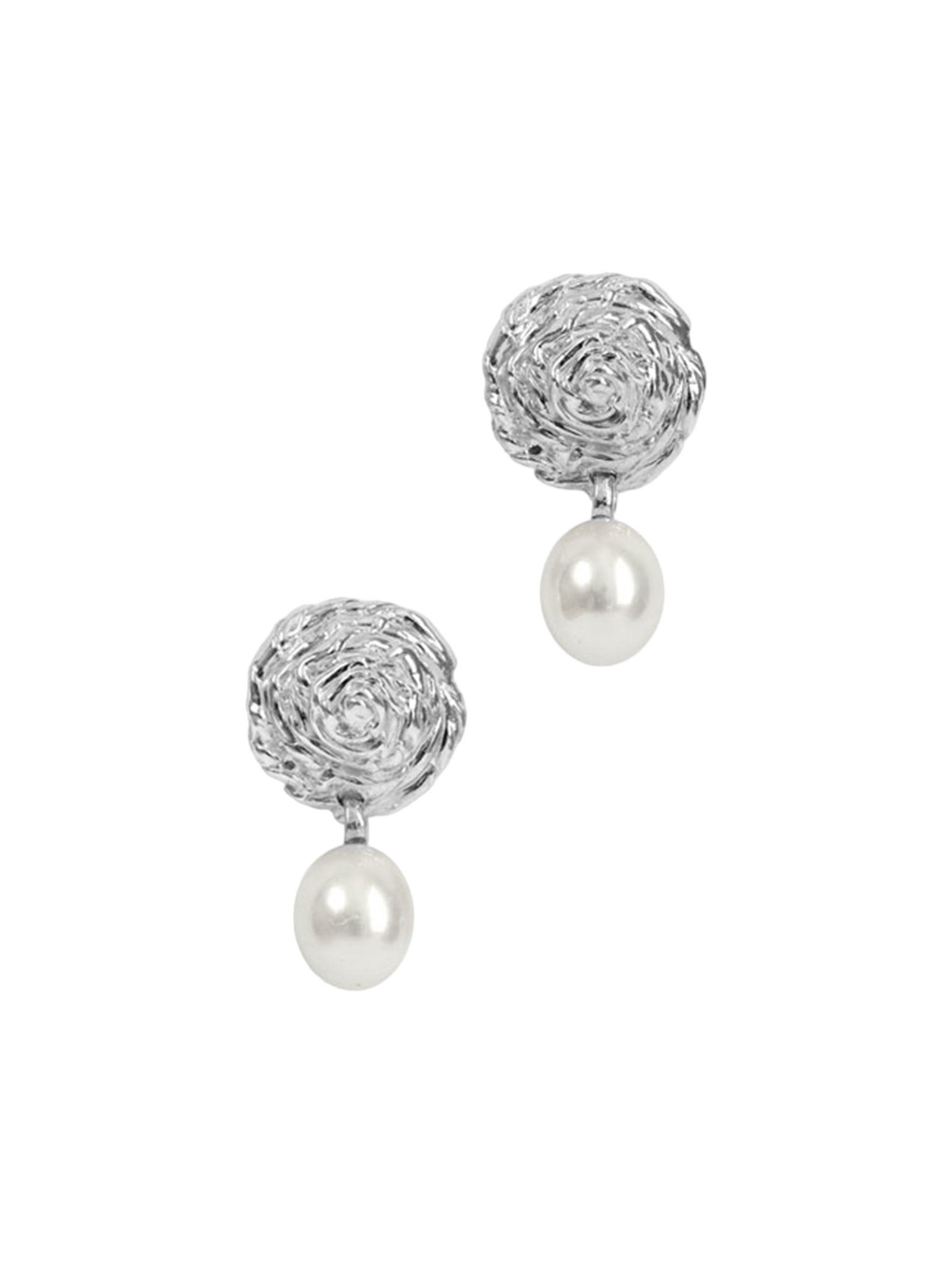 Breton pearl earrings